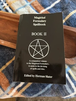 Magickal Formulary Spellbook Vol. 2 Herman Slater Rare OOP Wicca - Image 1 of 3