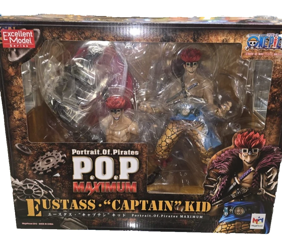 P.O.P portrait of pirates One Piece NEO-MAXIMUM Eustass Captain Kid Megahouse - Immagine 1 di 4