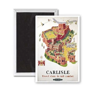 Carlisle (old rail ad.) fridge magnet - Picture 1 of 1