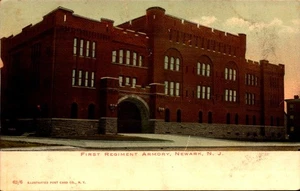 UDB POSTAL ILUSTRADA - PRIMER REGIMIENTO ARMERÍA, NEWARK, NJ BK83 - Imagen 1 de 2