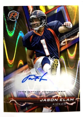 2024 Topps Composite Gold #RA-JEL Jason Elam Auto 19/50 Denver Broncos - Image 1 of 3