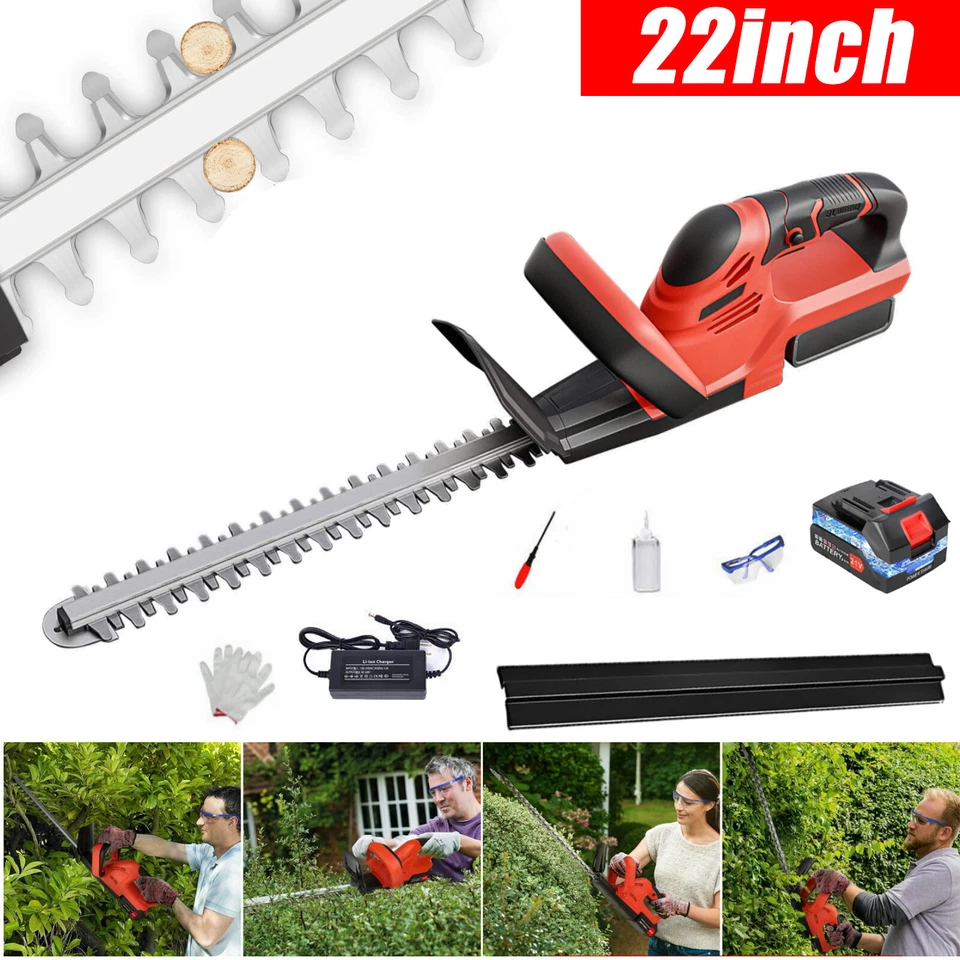 22'' Electric Hedge Trimmer Cordless Power Hedge Trimmer with Battery & Charger - Image 1 of 4