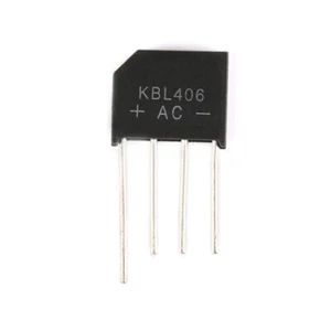 Flat Bridge Rectifier Stack Silicon Bridge Rectifier 4A 600V 1000V KBL406 KBL410 - Picture 1 of 3