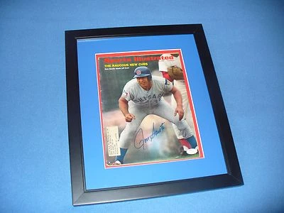 Ron Santo Chicago Cubs(PROFESSIONALLY FRAMED)auto/signed Sports ILL.-6/30/69-JSA - Image 1 of 4