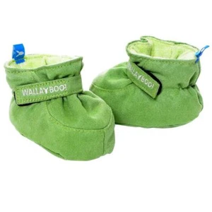 Wallaboo Babyschuhe weich Neugeborene Jungen Säugling 0-6 Monate Wildleder Stiefel grün