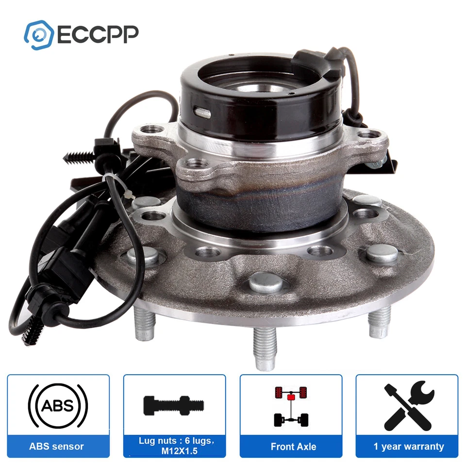 Cojinete de cubo de rueda delantero izquierdo 4x4 1 pieza para Chevy Colorado GMC Canyon 2004-2008 Foto 1 de 4