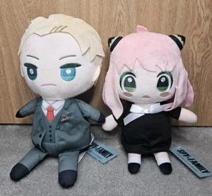SPY×FAMILY Anya & Loid Forger Plush L Size Cute New Prize Japan 12-13" - Picture 1 of 4