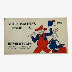 TARJETA DE LOS AÑOS 1940 CIUDAD DE NUEVA YORK ""EL GRANERO DEL PUEBLO"" ENTRE LAS AVENIDAS 5 Y 6 (PC63) - Imagen 1 de 7