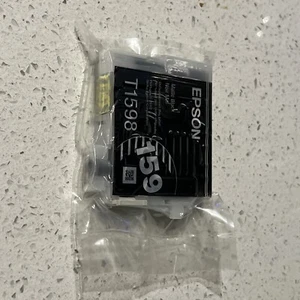 Genuine Epson 159 Matte Black Cartridge T1598 T159820 T159 Stylus Photo R2000 - Picture 1 of 3