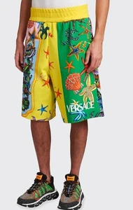 Versace Tresor De La Mer Sea Shells Print Shorts Mens Size Large Authentic - Picture 1 of 13