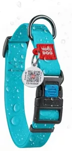Waterproof Dog Collar - Heavy Duty Adjustable Durable Size:9" - 14" Neck * 3/5" - Picture 1 of 7