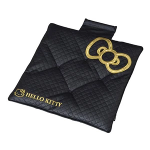 Hello Kitty car Seat cushion black and gold 45×5×45cm prevent slipping Sanrio - Picture 1 of 4