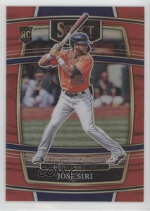 2022 Panini Select Concourse Red Prizm /199 Jose Siri #3 Rookie RC