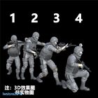 1/43 SWAT Policeman Scene Props Miniatures Figures Model For Cars Vehicles Toys