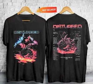 RARE!! Disturbed Music Band 2024 Tour Take Back Your Life T-Shirt Gift For Fans - Picture 1 of 6