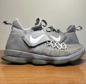 Nike Lebron 14 XIV Mag Marty McFly Grey Size 10 Sneakers 852405-005 - Picture 1 of 9