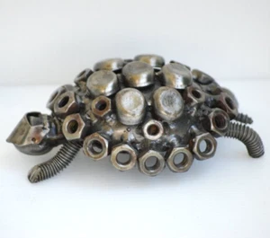 Turtle scrap metal sculpture art gift, Christmas gift for mom, Gift for son - Picture 1 of 10