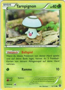 Pokemon Karte Trading Card Game XY Dampfkessel Nr. 12/114 Tarnpignon deutsch - Bild 1 von 1