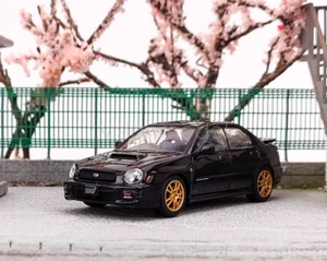1:64 Furuya Black Impreza WRX STI VII 7 Sedan Sport Diecast Metal Car - Picture 1 of 8