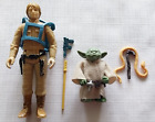 Vintage Star Wars Figure Yoda 1980 H.K & Luke Skywalker Bespin 1980 H.K