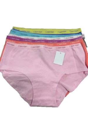 Calvin Klein Girls' Youth Hipster, 7-pack (FASHION MULTI COLOR, MEDIUM) NWOT - Image 1 of 4