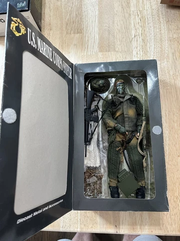 Elite Force U.S. Marine Corps Sniper "Snake" Action Figure Blue Box Toys NRFB Cover