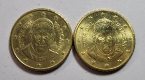 50 Centesimi x 2 2015-2016 Vaticano Papa Francesco - Imagen 1 de 2