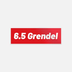 6.5 Grendel Car Bumper Vinyl Sticker Decal - Picture 1 of 1