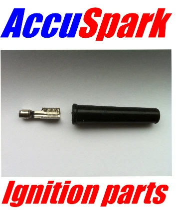 HT lead Spark Plug straight boot and contact  - Image 1 of 1