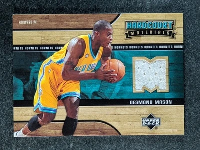 2006-07 Upper Deck Hardcourt DESMOND MASON Patch Hardcourt Materials #HM-DM - Image 1 of 3