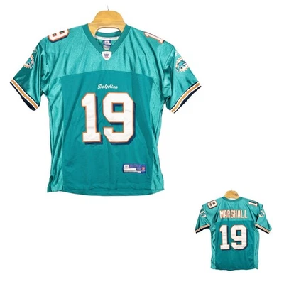 Reebok On Field Stitched On Field Miami Dolphins Brandon Marshall Jersey Sz 48 - Image 1 of 4