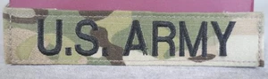 USA Military Embroidered Woodland MARPAT Camo "U.S. Army" Tape Patch 5" x 1" - Picture 1 of 7