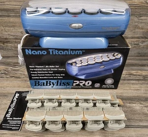 BaBylissPRO Nano Titanium 20 Hot Rollers BABNTCHV21 Hair Curlers Hairsetting - Picture 1 of 9