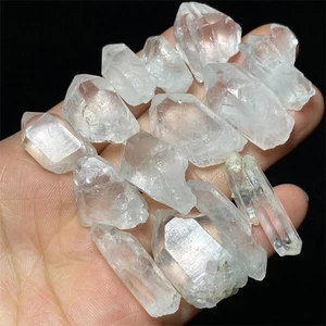 65g Rare Tibet Faden Quartz Elestial skeletal Lemurian Clear Crystal 14 Point - Picture 1 of 1