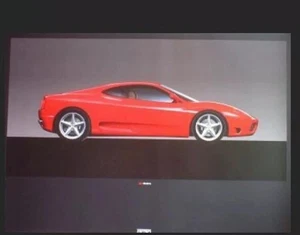 Ferrari 360 Modena Very Rare Factory Produced + 1 FREE 360 Art Work Car Poster - Foto 1 di 2