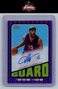 2023-24 Topps Chrome #TA-VC Vince Carter 1972 Topps Autographs Purple - Picture 1 of 2