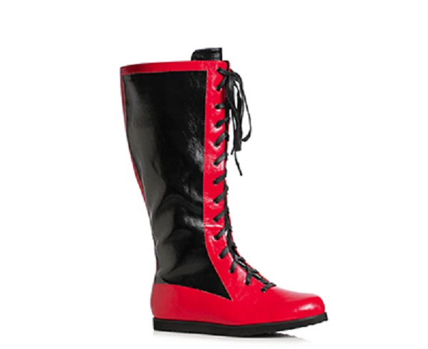 Red Wrestler Lucha Nacho Libre Rey Mysterio Luchador Halloween Men Costume Boots - Image 1 of 1