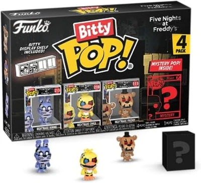 Funko Bitty Pop! Five Nights at Freddy's Nightmare Bonnie 4PK 3+ + Überraschung