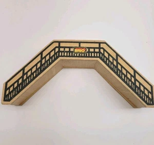 Brio Wooden Railway Foot Bridge Pedestrian Railroad Vintage 80's Made in Sweden - Bild 1 von 12