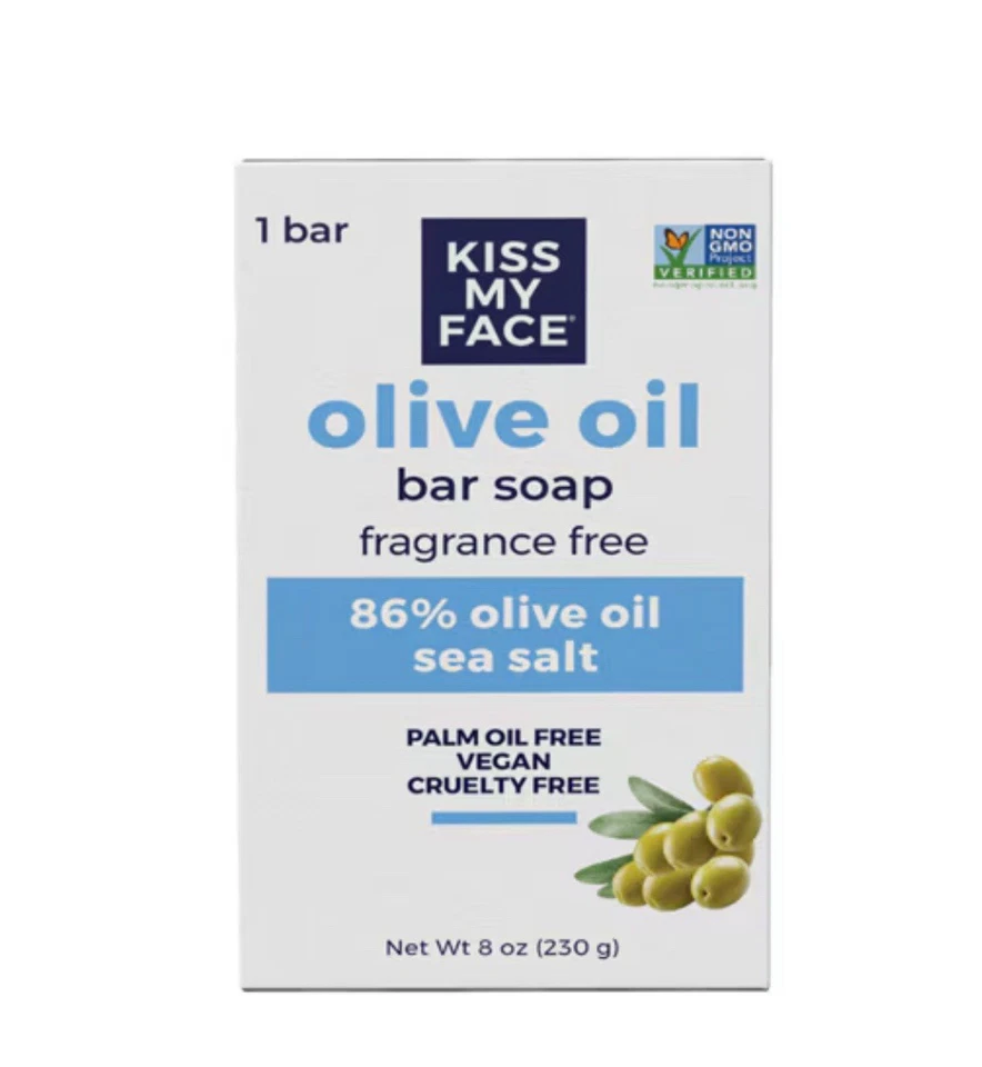 Мыло батончик оливкового масла Kiss My Face ~ батончики 4 X 8 унций/230 г - Изображение 1 из 1