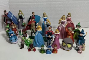 Disney Sleeping Beauty PVC Figure Play Set Princess Aurora Huge Lot Of 26 - Picture 1 of 12