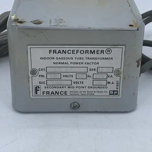 Vintage Franceformer 7530 Gasröhre Leuchtreklame Trafo 7500V 30mA - Bild 1 von 11