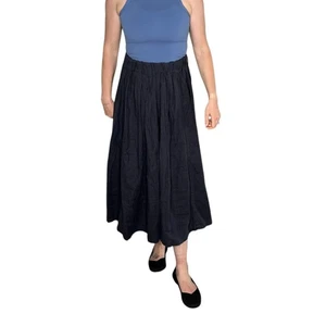 Falda midi PAS DE CALAIS azul a rayas para mujer talla 36 EE. UU. pequeña carrera - Imagen 1 de 15