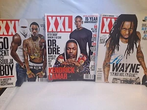 XXL Magazine lot of 3: Lil Wayne, Dr Dre Kendrick Lamar, 50 Cent Joulja Boy - Picture 1 of 11