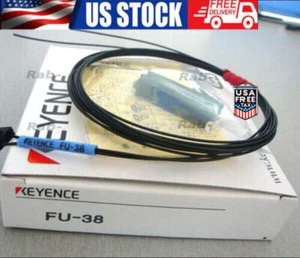 KEYENCE FU-38 Fiber Optic Sensor NewKD US Free TAX - Picture 1 of 7