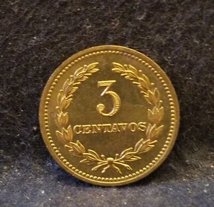 1974 Salvador 3 centavos, bright UNC, KM-148 (EL3) - Picture 1 of 6