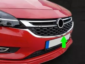 Front Grille Chrome Trim Strip For Opel Astra K 2015–2022 Stainless Steel 1 Pcs - Picture 1 of 2