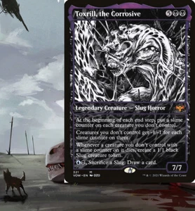 Toxrill, the Corrosive Commander Deck Tokens Magic MTG Ready-to-Play EDH Alt Art - Imagen 1 de 12