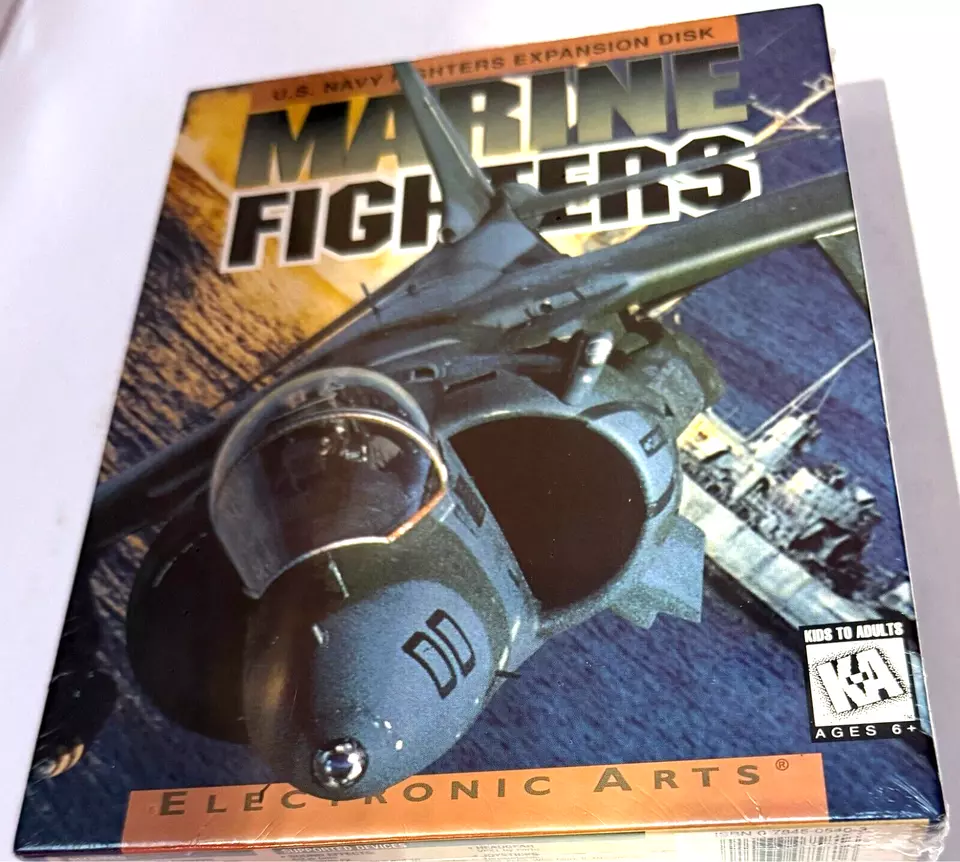 U.S. Navy Fighters Ex. Pack Marine Fighters Air Combat Series PC(1995 EA) MS-DOS