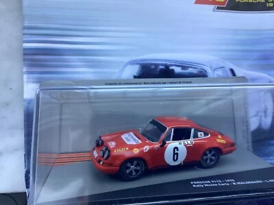 IXO PORSCHE 911S 1970, Rally Monte Carlo  die-cast 1/43, Nuova in teca - Immagine 1 di 4